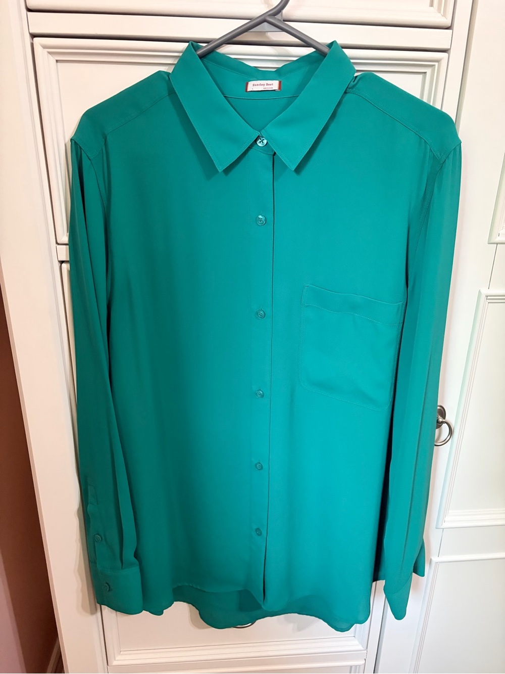 ARITZIA Sunday Best blouse, vibrant green, large